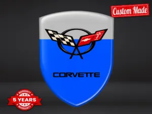 Corvette Emblèmes Entreprise Auto Résistants Qualité Universel